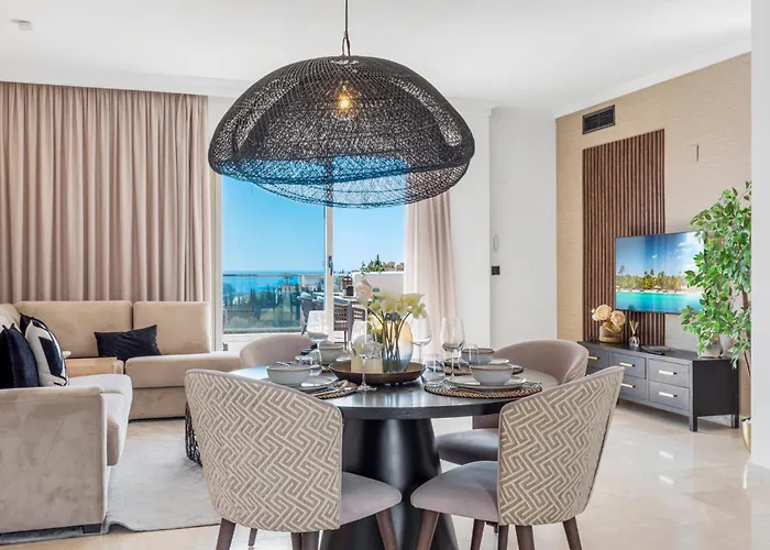 Apartamento Luxury 2Br Penthouse - Rooftop, Pool, Sea Views Estepona