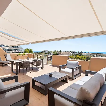 Apartament Luxe 2Br Penthouse - 55M2 Rooftop Terrace - Sea View And Pools Estepona